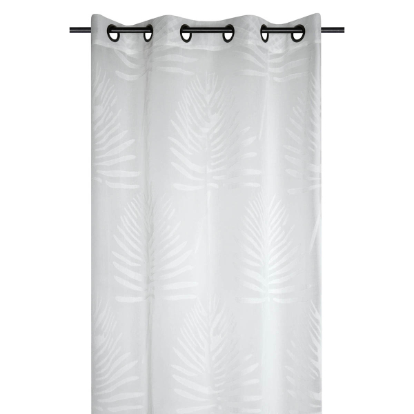 Κουρτίνα (140x260) Με Τρουκς S-F Mansourah White R6D064001VL