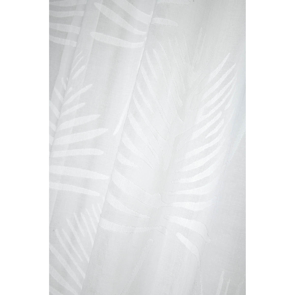 Κουρτίνα (140x260) Με Τρουκς S-F Mansourah White R6D064001VL