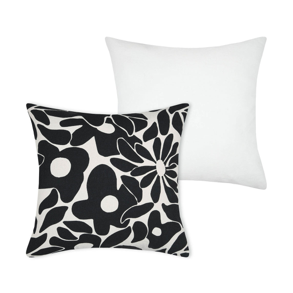 Διακοσμητική Μαξιλαροθήκη 2 Όψεων (40x40) S-F Ziggy Black C0D191001H