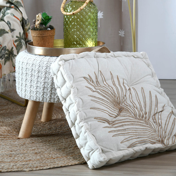 Μαξιλάρα Δαπέδου (45x45x10) S-F Casablanca Natural C5D698003