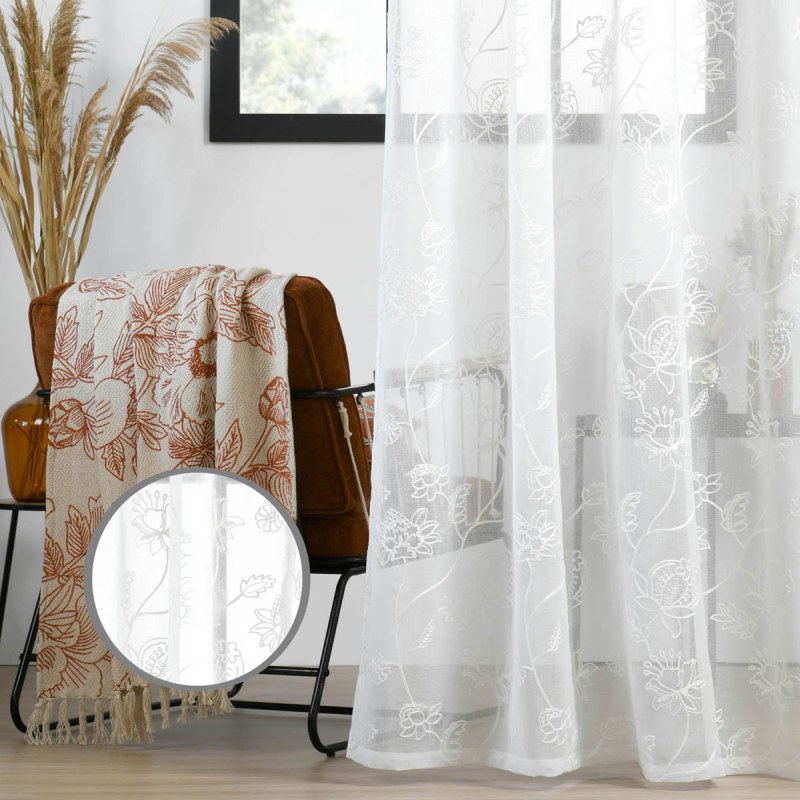 Κουρτίνα (140x260) Με Τρουκς S-F Persian White R6C770002VL