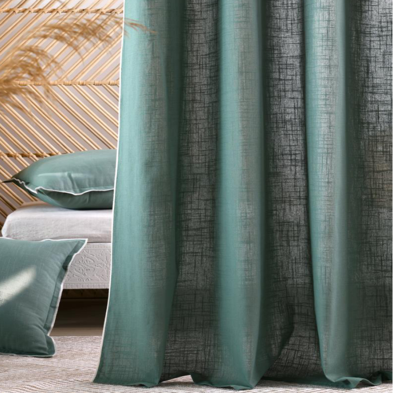 Κουρτίνα (140x260) Με Τρουκς S-F Helios Green R6D092004