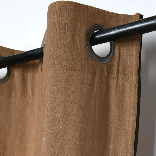 Κουρτίνα (140x260) Με Τρουκς S-F Helios Camel R6D092008