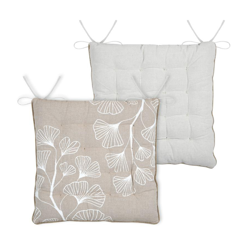 Μαξιλάρι Καρέκλας 2 Όψεων (38x38+4) S-F Nova Naturel CUD700001GAL