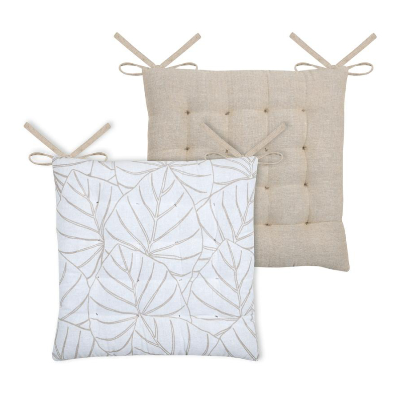 Μαξιλάρι Καρέκλας 2 Όψεων (38x38+4) S-F Nova White CUD700002GAL