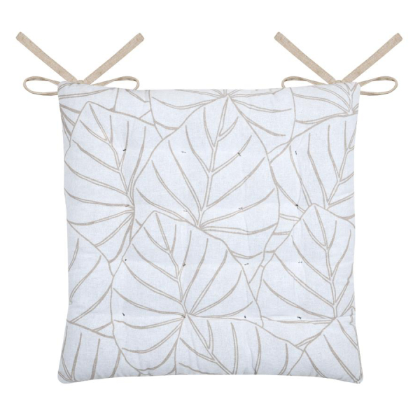 Μαξιλάρι Καρέκλας 2 Όψεων (38x38+4) S-F Nova White CUD700002GAL