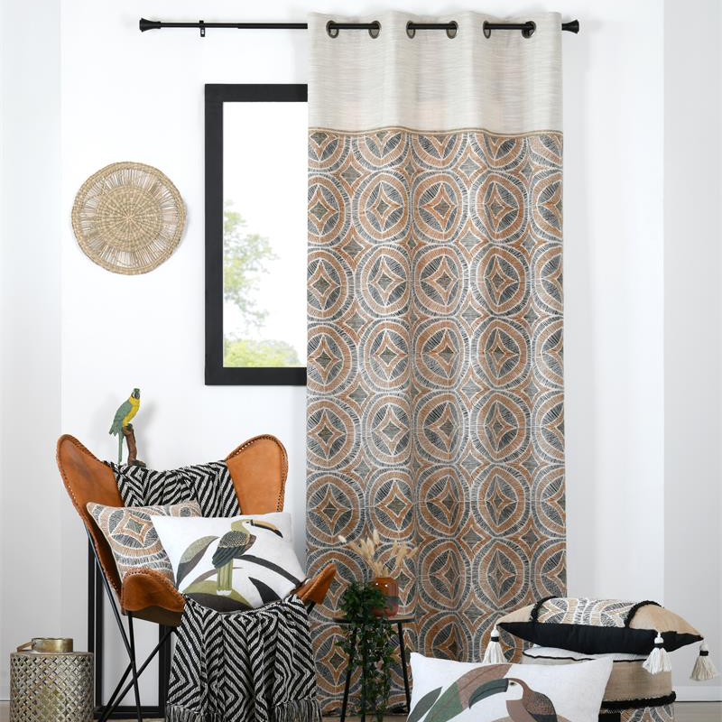 Κουρτίνα (140x260) Με Τρουκς S-F Tucano Jute R6D705002