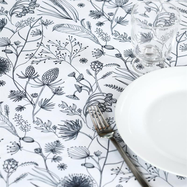 Τραπεζομάντηλο (140x240) S-F Pissenlit Charcoal N10D659001