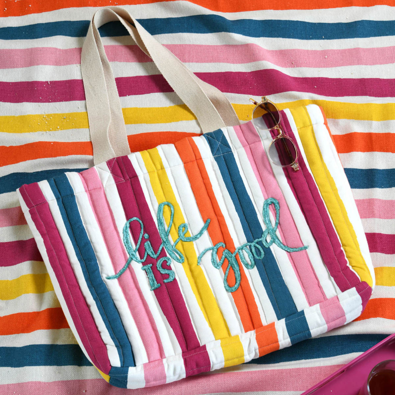 Τσάντα Θαλάσσης (44x10x35) S-F Dolce Vita Multicolor SAC5D625005