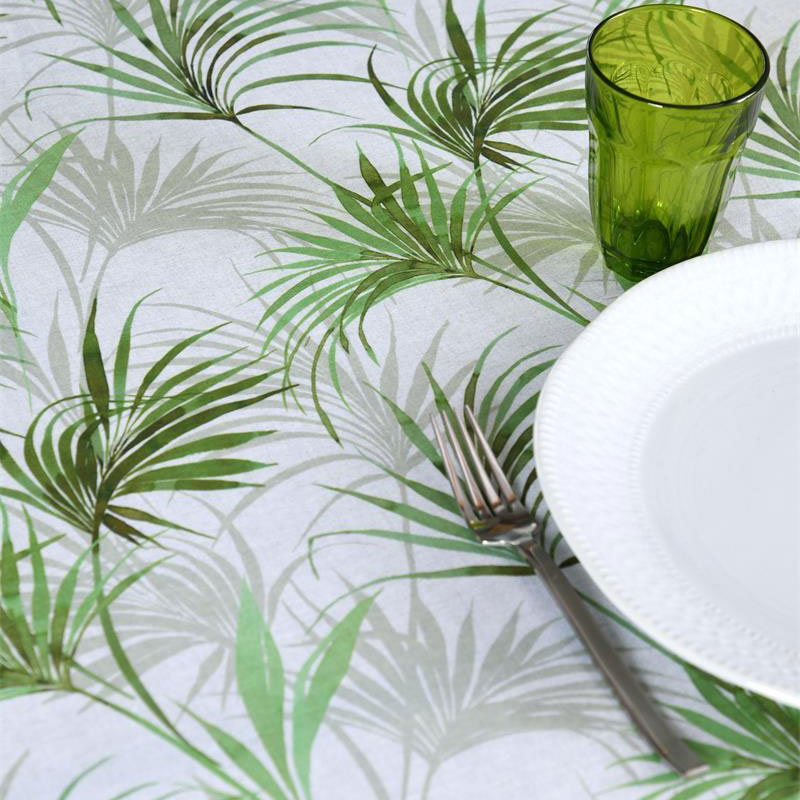 Τραπεζομάντηλο (140X240) S-F Palmira Green N10D658001 Home Λευκά Είδη Κουζίνας & Τραπεζαρίας Τραπεζομάντηλα Spitishop