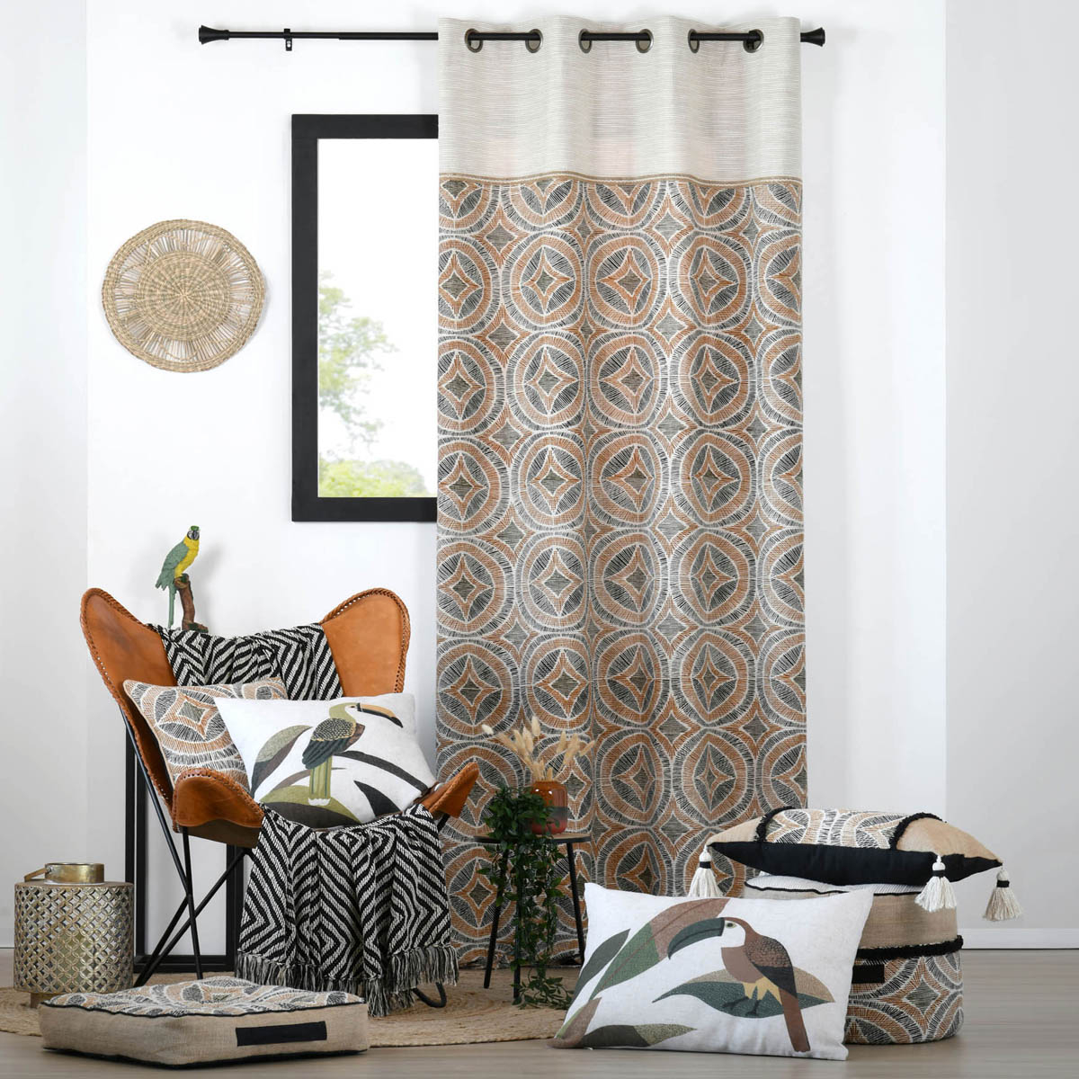 Μαξιλάρα Δαπέδου (45X45X10) S-F Tucano Naturel C5D705001 Home Λευκά Είδη Σαλονιού Μαξιλάρια Spitishop