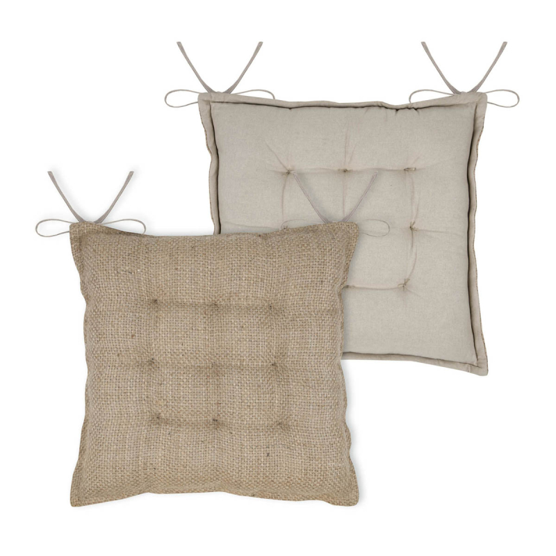 Μαξιλάρι Καρέκλας 2 Όψεων (38x38+4) S-F Tucano Jute CUD705002GAL