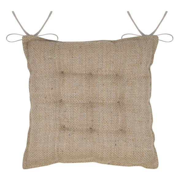 Μαξιλάρι Καρέκλας 2 Όψεων (38x38+4) S-F Tucano Jute CUD705002GAL