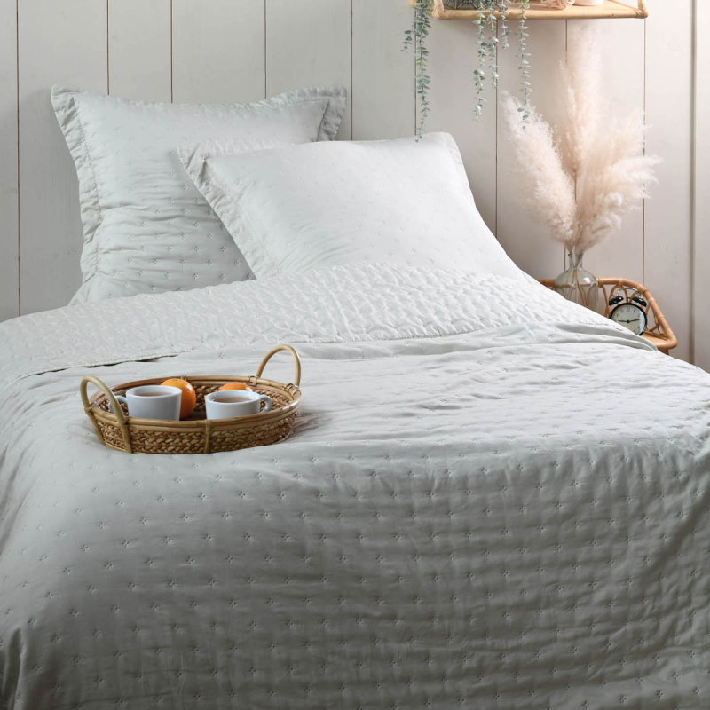 Κουβερλί King Size (240x260) + Διακοσμητικές Μαξιλαροθήκες S-F Cleo Naturel P5D788002