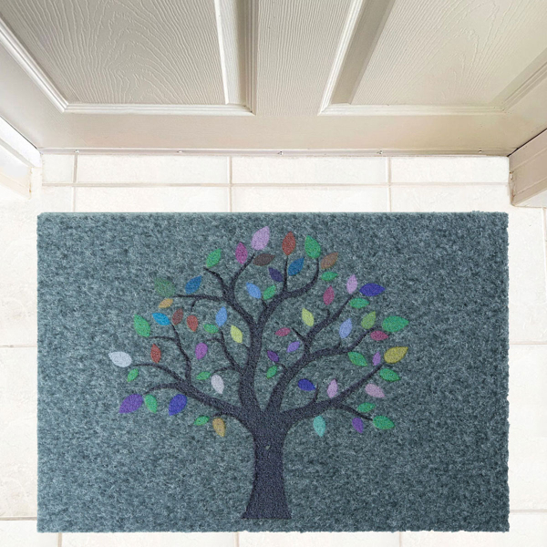 Πατάκι Εισόδου (40x60) San Lorentzo Paint Tree Grey
