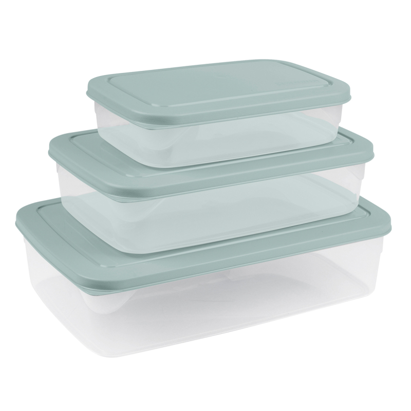 Φαγητοδοχεία (Σετ 3τμχ) L-C Boxes Blue Frost 6PTA103BG