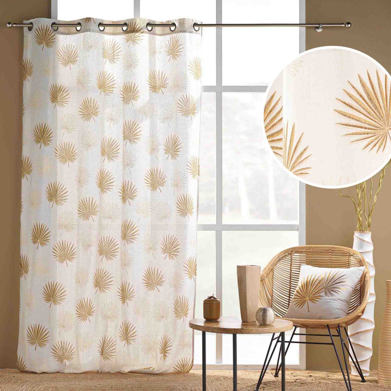 Κουρτίνα (140x240) Με Τρουκς L-C Lotus Ochre 1612551