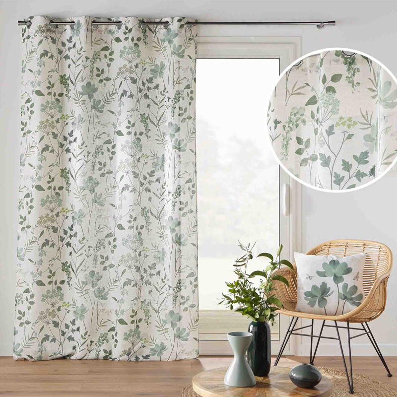 Κουρτίνα (140x260) Με Τρουκς L-C Palmiflore 1612558