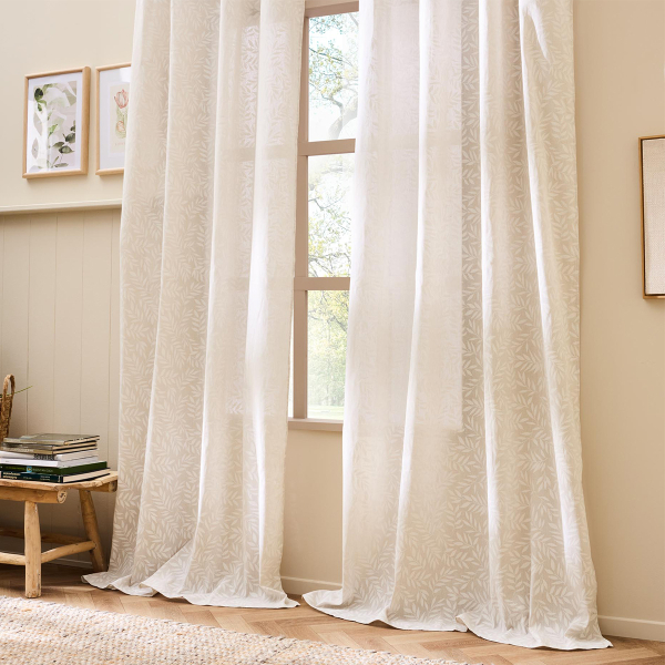 Κουρτίνα (140x280) Με Τρουκς L-C Naya Natural 1612564