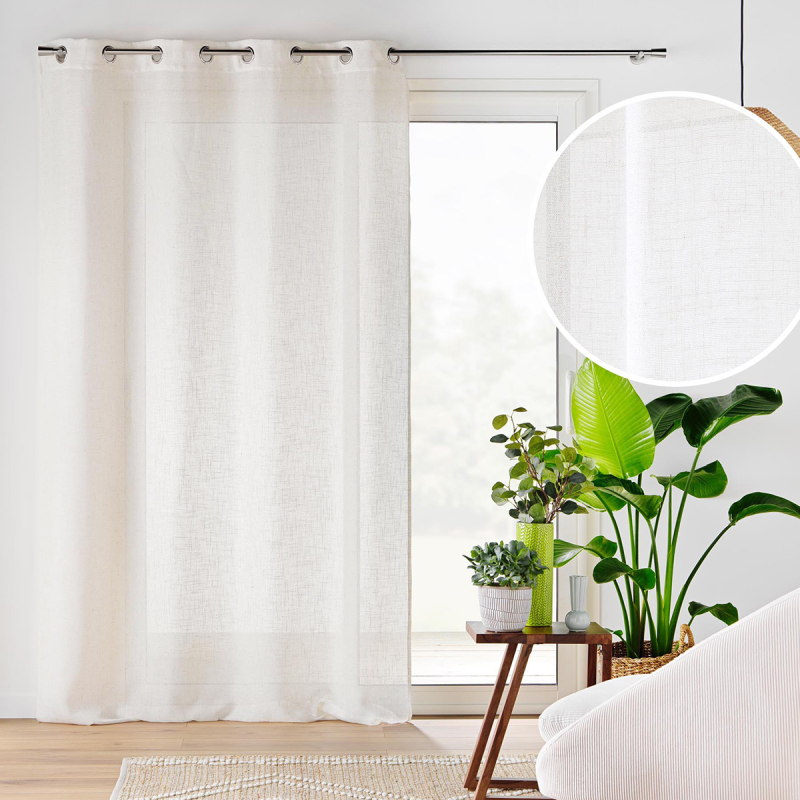 Κουρτίνα (140x240) Με Τρουκς L-C Cloris Natural 1627693