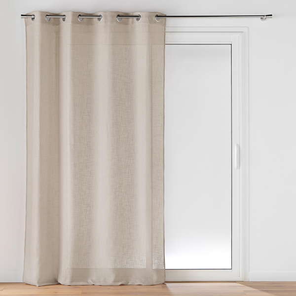 Κουρτίνα (140x240) Με Τρουκς L-C Cloris Taupe 1627694