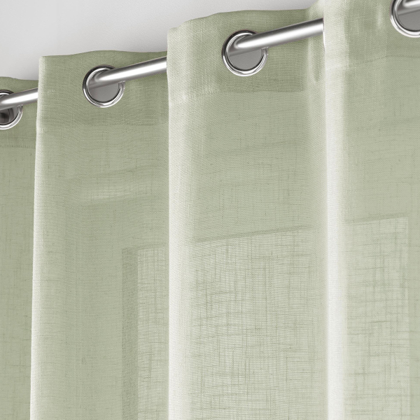 Κουρτίνα (140x280) Με Τρουκς L-C Cloris Sage 1627696