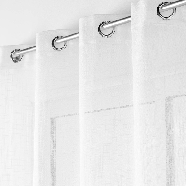 Κουρτίνα Παραθύρου (140x180) Με Τρουκς L-C Haltona Blanc 1627772