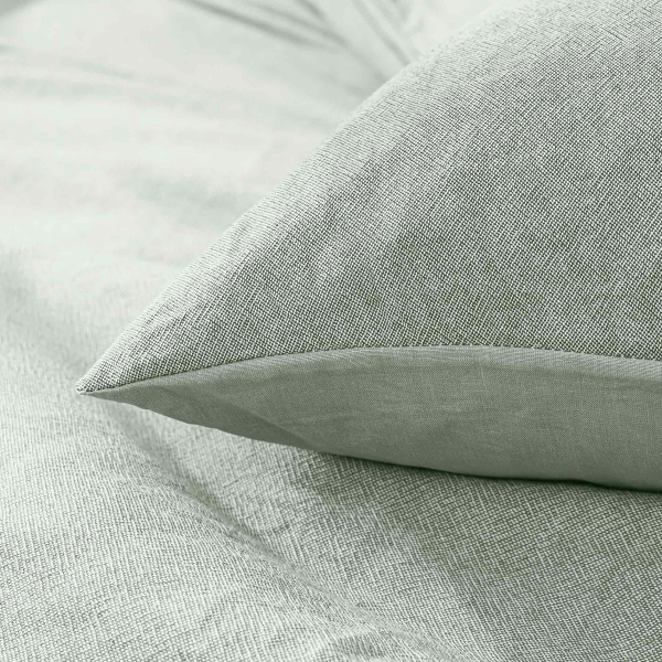 Παπλωματοθήκη Υπέρδιπλη (240x220) + Διακοσμητικές Μαξιλαροθήκες L-C Meline Sage 1644992