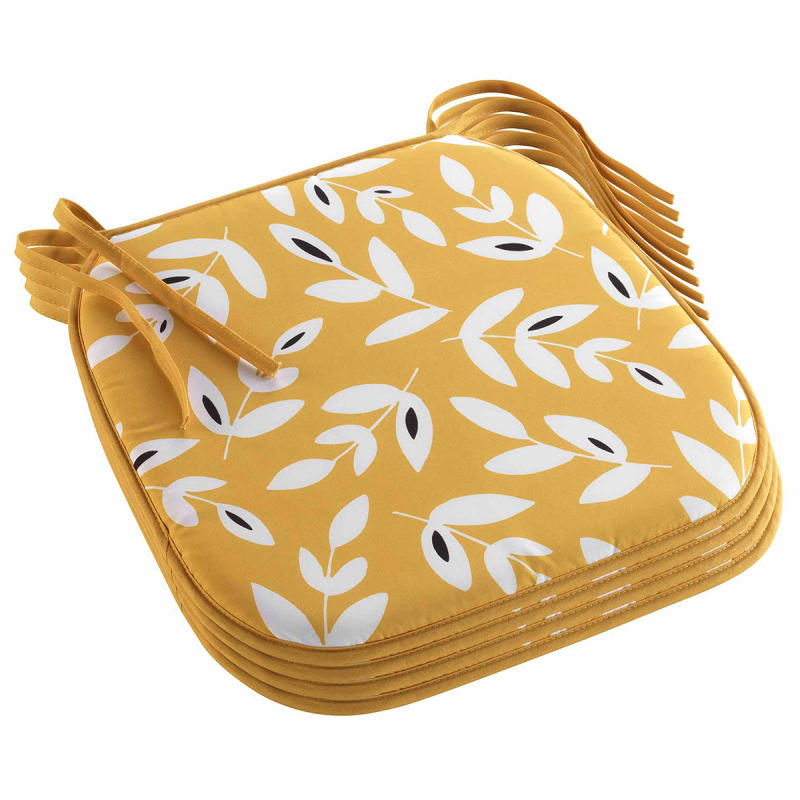 Μαξιλάρια Καρέκλας (Σετ 4τμχ) L-C Bellys Yellow 1723396