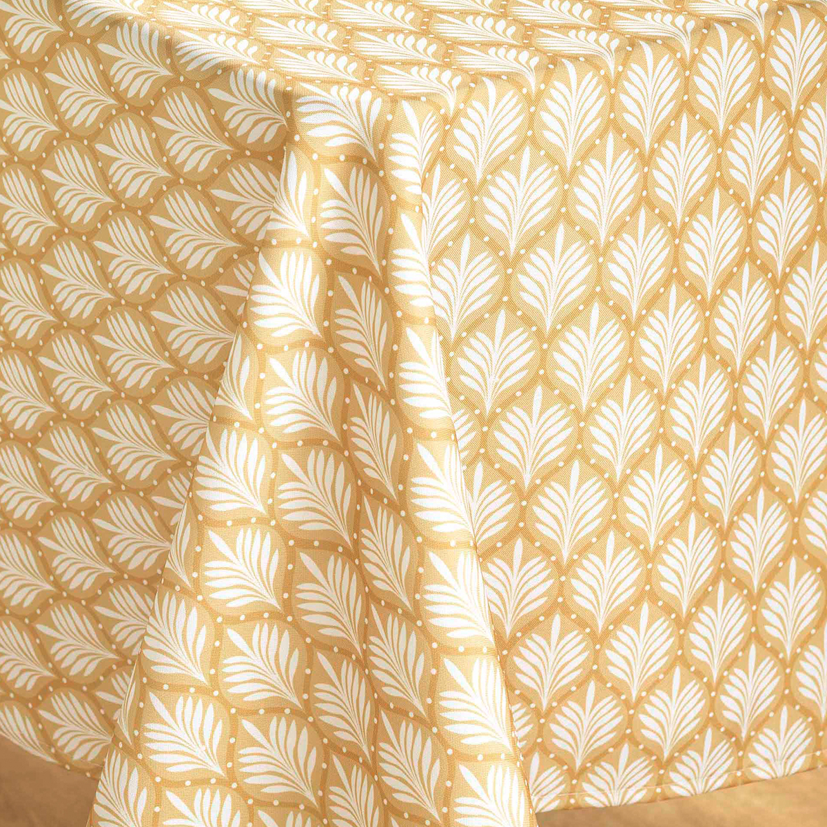 Αλέκιαστο Τραπεζομάντηλο (145X240) L-C Davia Yellow 1723406 Home Λευκά Είδη Κουζίνας & Τραπεζαρίας Τραπεζομάντηλα Spitishop
