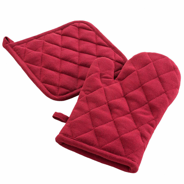 Γάντι + Πιάστρα Κουζίνας (Σετ) L-C Cerisette Ruby 1731373