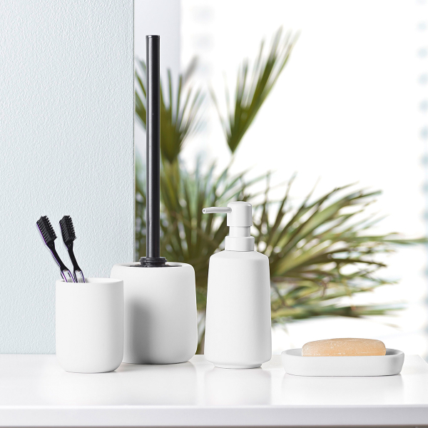 Ποτηροθήκη Μπάνιου (Φ7.5x10.5) L-C Ceralia White 1802173