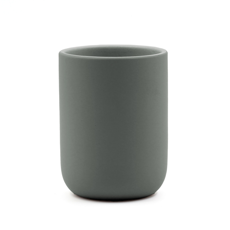 Ποτηροθήκη Μπάνιου (Φ7.5x10.5) L-C Ceralia Grey 1802175