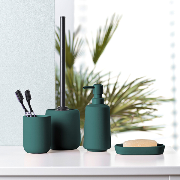 Ποτηροθήκη Μπάνιου (Φ7.5x10.5) L-C Ceralia Blue/Emerald 1802178
