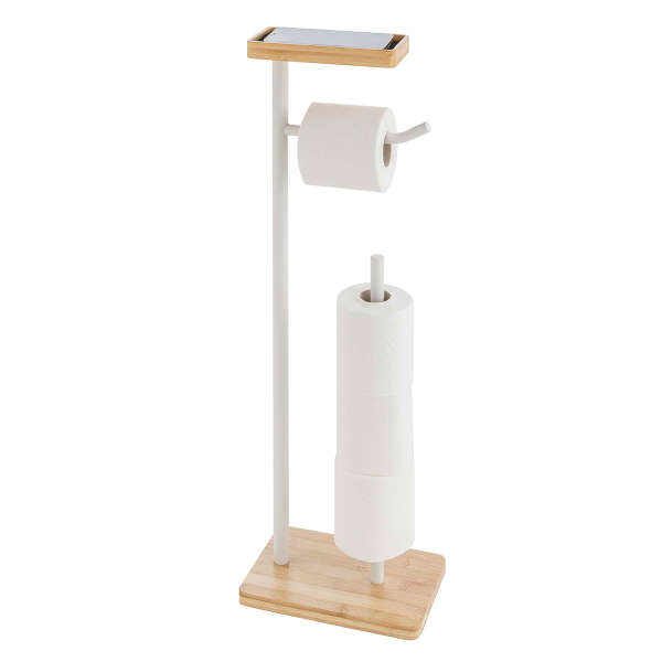 Σταντ Για Χαρτί Υγείας (24.7x15x65.5) L-C Filano White/Bamboo 1802204