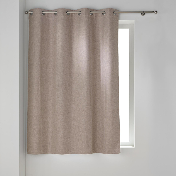 Θερμομονωτική Κουρτίνα Παραθύρου Συσκότισης (140x180) Με Τρουκς L-C Crepuscule Linen 1612538