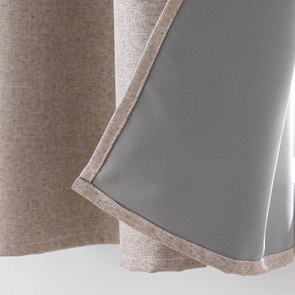 Θερμομονωτική Κουρτίνα Παραθύρου Συσκότισης (140x180) Με Τρουκς L-C Crepuscule Linen 1612538