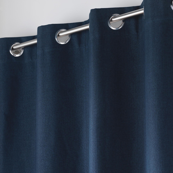 Θερμομονωτική Κουρτίνα Παραθύρου Συσκότισης (140x180) Με Τρουκς L-C Crepuscule Blue 1612539