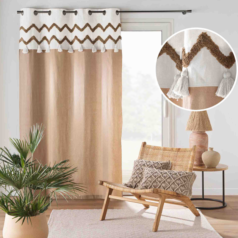 Κουρτίνα (140x240) Με Τρουκς L-C Azari 1612730