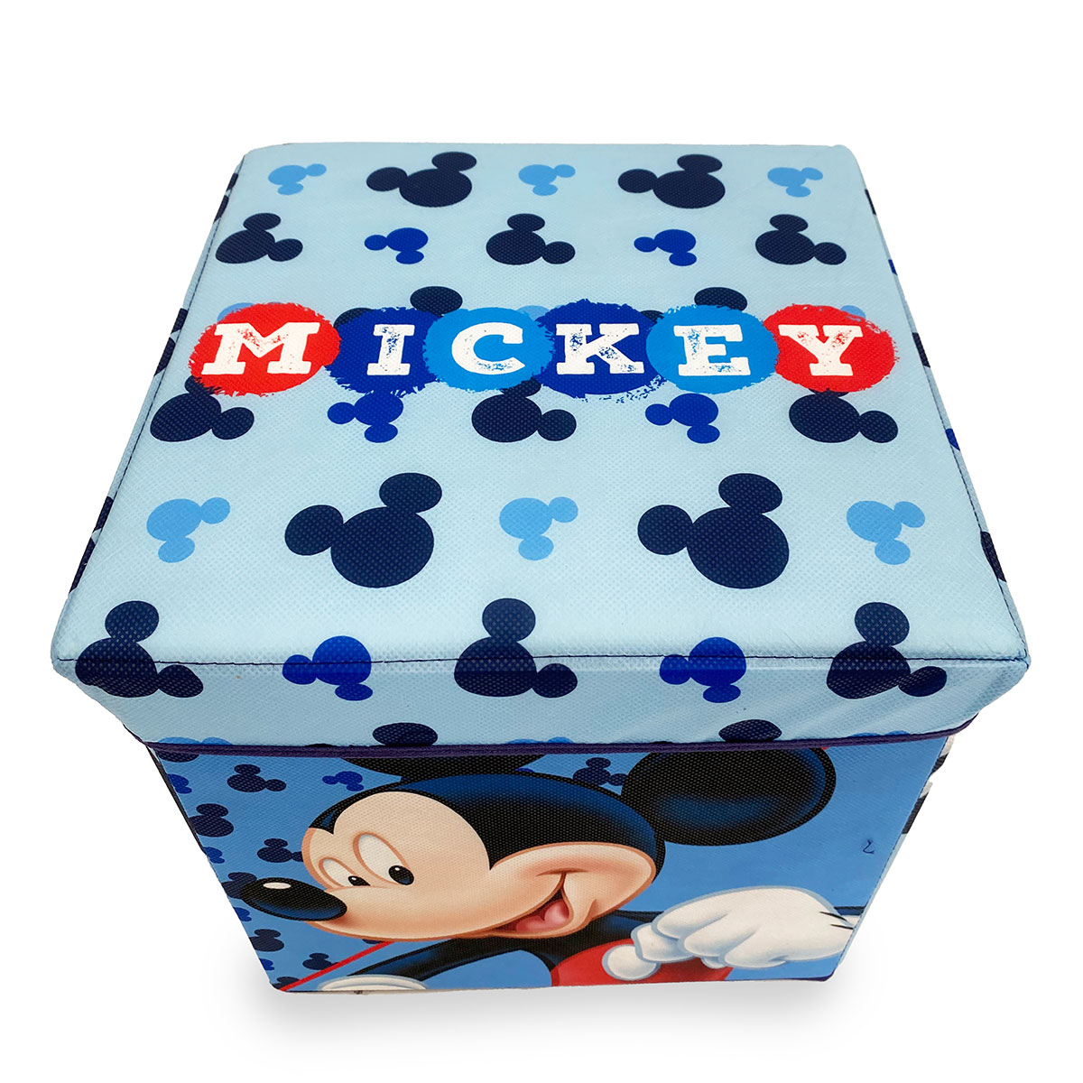Σκαμπό με Αποθηκευτικό Χώρο (30X30) Dimcol Mickey 14 Home Παιδικά Βρεφικά & Έπιπλα Παιδικές Καρέκλες-Σκαμπό Spitishop