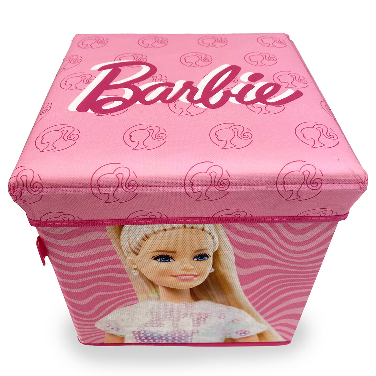 Σκαμπό με Αποθηκευτικό Χώρο (30X30) Dimcol Barbie 15 Home Παιδικά Βρεφικά & Έπιπλα Παιδικές Καρέκλες-Σκαμπό Spitishop