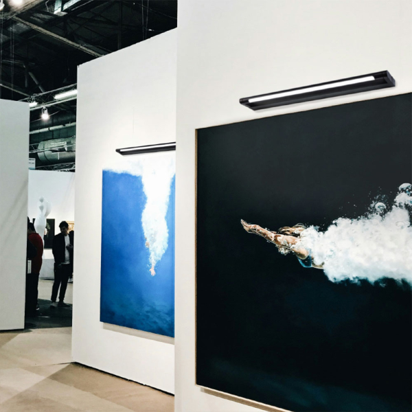 Φωτιστικό Μπάνιου LED Aca Bati PN2834LED40BK Black