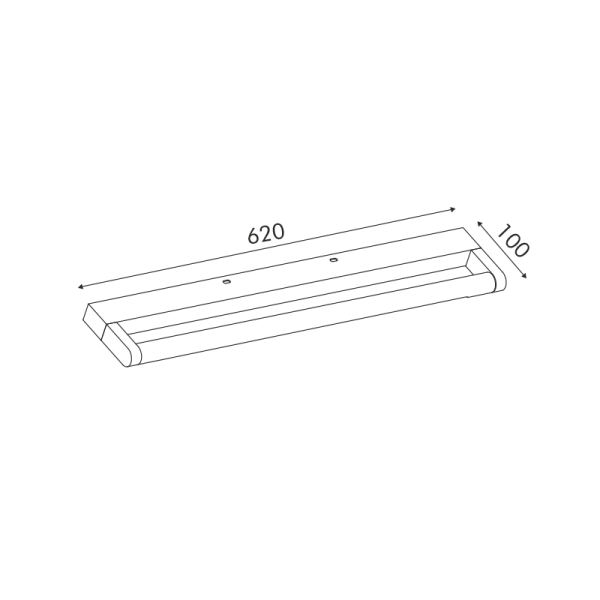 Φωτιστικό Μπάνιου LED Aca Bati PN2834LED62CH Chrome
