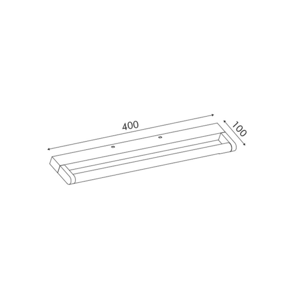 Φωτιστικό Μπάνιου LED Aca Bati PN283LED81CH Chrome