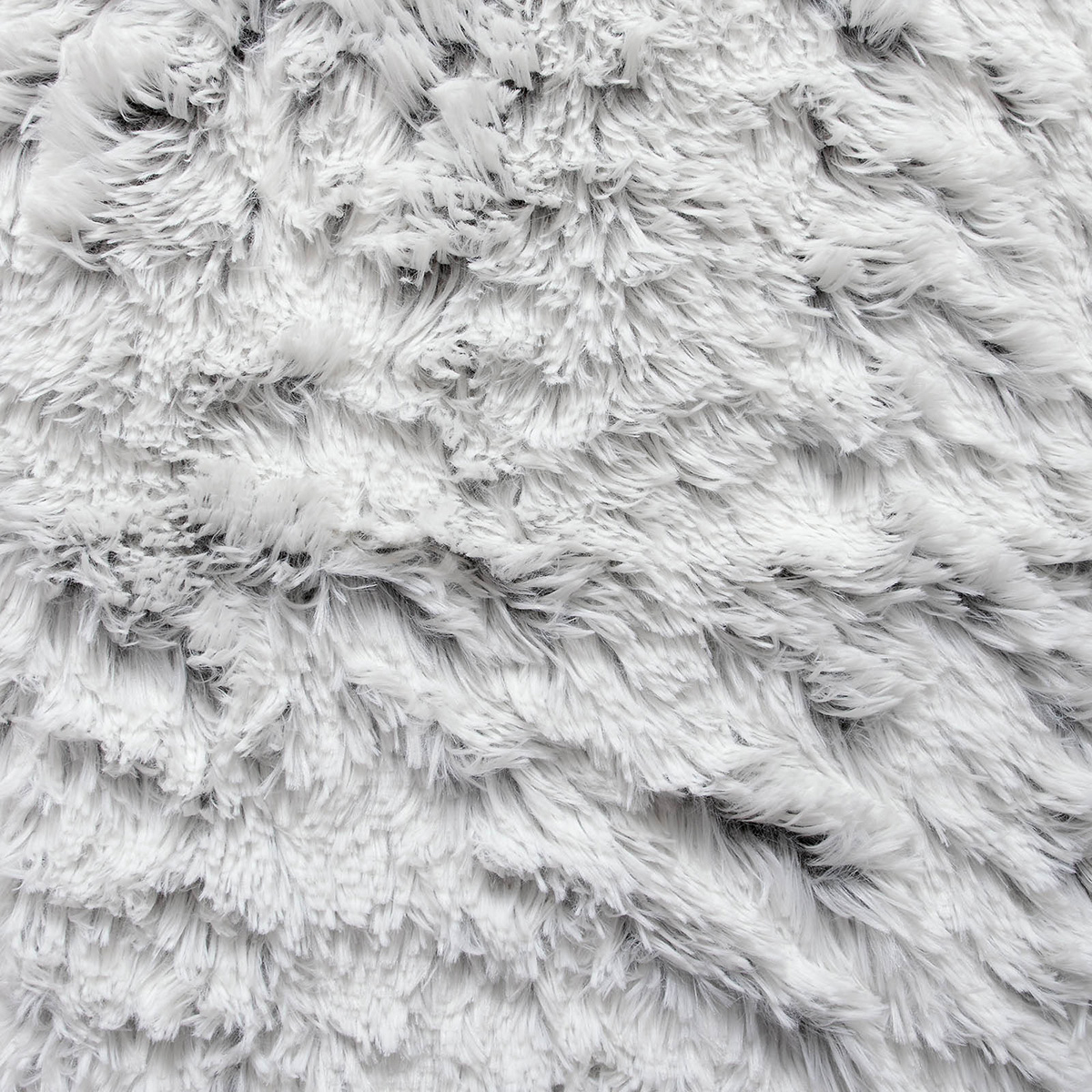 Γούνινο Διακοσμητικό Ριχτάρι/Κουβέρτα Καναπέ (145x195) Silk Fashion 5336 Grey/White φωτογραφία