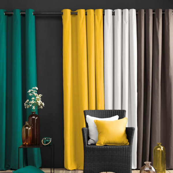 Κουρτίνα (140x240) Με Τρουκς L-C Panama Ardoise 1604617