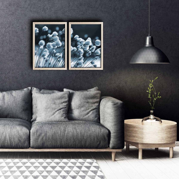 Δίπτυχος Πίνακας Με Κορνίζα (76x53) A-G 585DZL1208 2PKCT-008