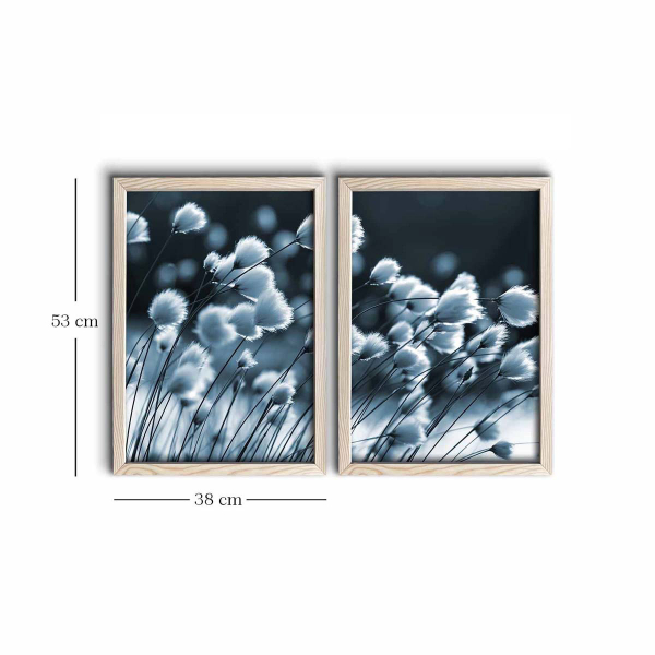 Δίπτυχος Πίνακας Με Κορνίζα (76x53) A-G 585DZL1208 2PKCT-008