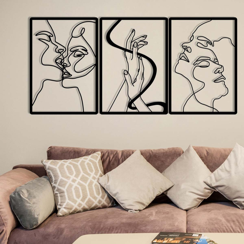 Διακοσμητικά Τοίχου (Σετ 3τμχ) A-G The Unity Of Love 279ENZ1877