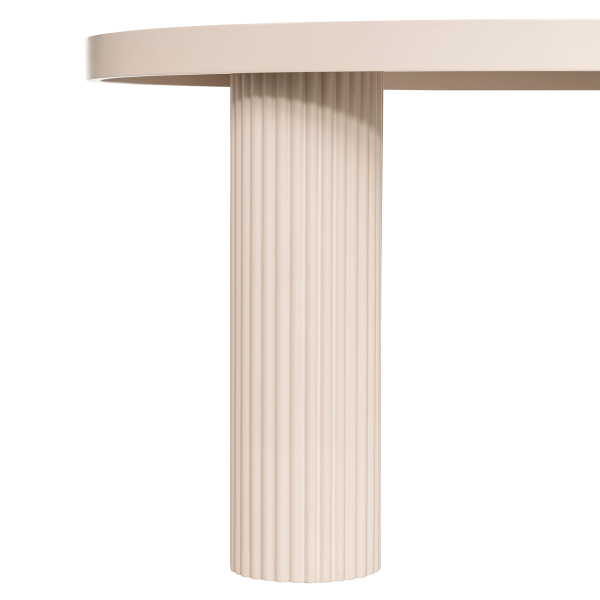 Τραπέζι Σαλονιού (Φ70x35) A-S Tella Cream 197898A